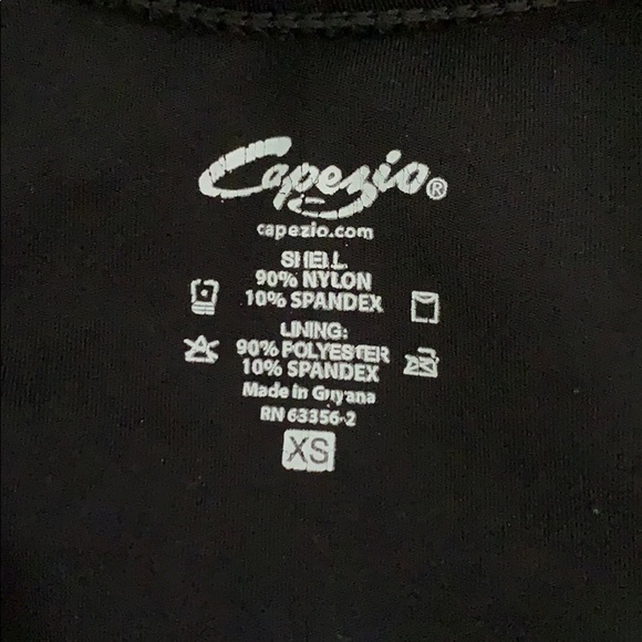 BLACK CAPEZIO DANCE LEOTARD - Picture 3 of 4